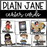 Plain Jane Center Cards