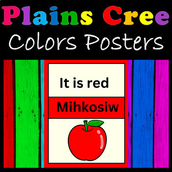 Preview of Plains Cree Colors Posters