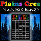 Plains Cree Numbers Bingo 1-24 with Flash Cards