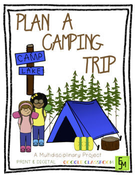 Preview of Plan A Camping Trip *Printable & Digital* PBL