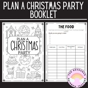 Preview of Plan A Christmas Party End Of Year Booklet