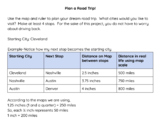 Plan A Road Trip! Map Scale Application