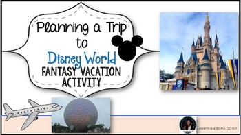 Preview of Plan A Trip To Disney World Fantasy Activity Be A  Travel Agent