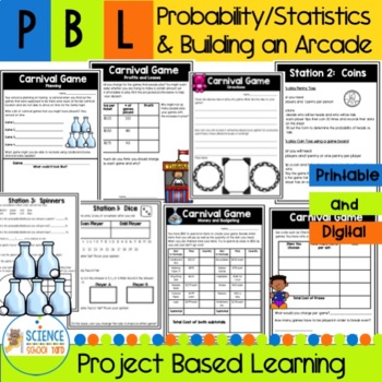 Preview of Plan An Arcade & Probability PBL