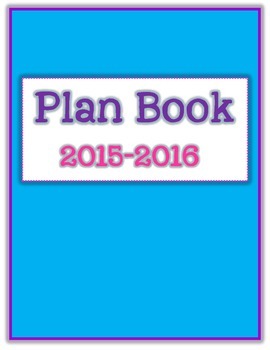 Preview of Plan Book Common Core Bundle- Guided Reading & Math Forms