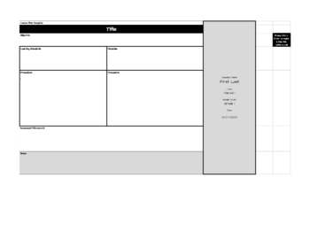 Plan Book Template and More by Team Tech Productions TpT