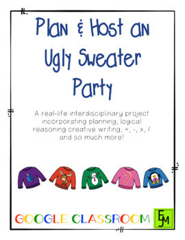 Preview of Plan & Host an Ugly Sweater Party- PBL