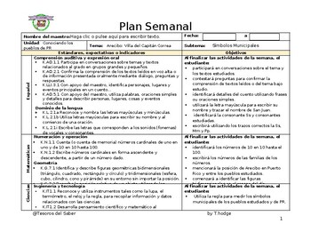 Preview of Plan Semanal: Arecibo, símbolos municipales
