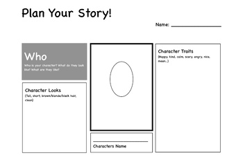 Preview of Plan Your Story!