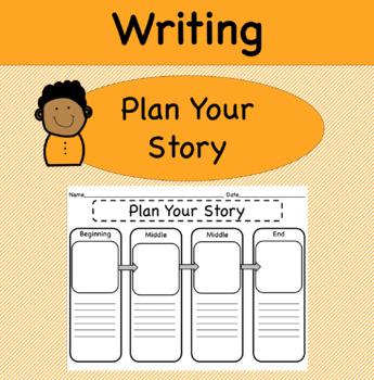 Preview of Plan Your Story Writing Graphic Organizer