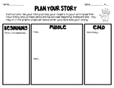 Plan Your Story, Narrative Writing Graphic Organizer