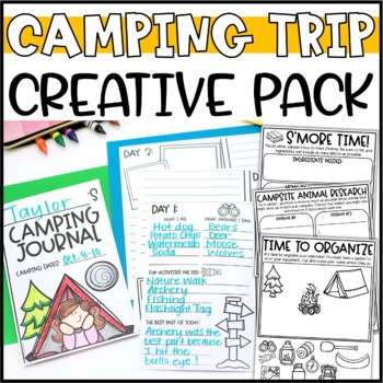 Preview of Plan a Camping Trip Creative Pack
