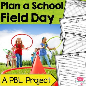 Preview of Plan a Field Day Project Based Learning (PBL)