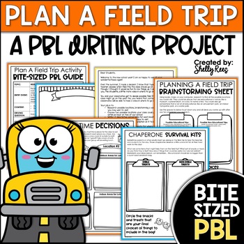 Preview of Plan a Field Trip Back to School Writing Prompts Activities