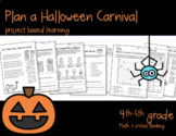 Plan a Halloween Carnival-4th/5th Grade Project-Based Learning