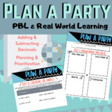 Plan a Party! Real World Money Practice