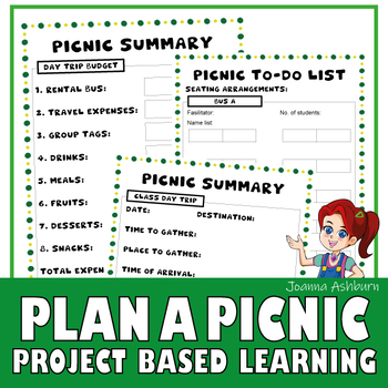 Preview of Plan a Picnic Math PBL | Planning, Budgeting and Decision Making Activities
