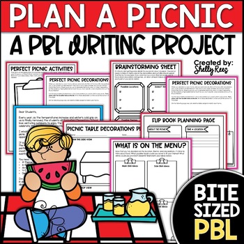 Preview of Plan a Picnic Writing PBL | End of the Year Project