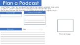Plan a Podcast Worksheet
