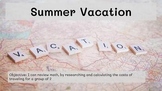 Plan a Summer Trip {Slides} | Project Based Learning