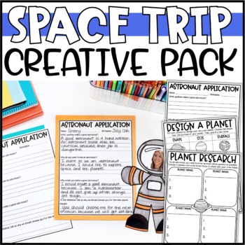 Preview of Plan a Trip to Space Creative Pack