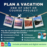 Plan a Vacation Project | Personal Finance | F2F & Virtual