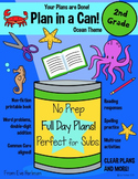 Plan in a Can! Full Day Emergency Substitute Plans for 2nd