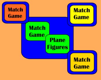 Preview of Plane Geometry SmartBoard Matching Game
