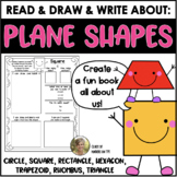2D Shapes All About Book for Kindergarten & First Math Pla