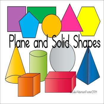 Preview of Plane and Solid Shapes Flipchart