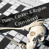 Planes, Cavities and Regions Crossword