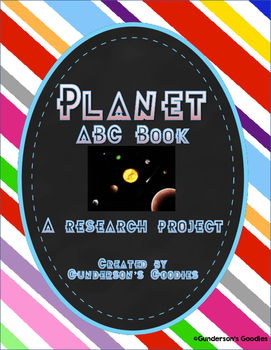 Preview of Planet ABC Book - A Research Project