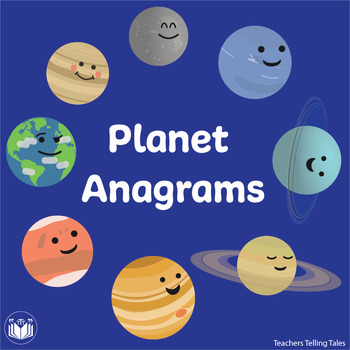 Preview of Planet Anagrams, solar system spelling