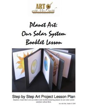 Preview of Planets Art: Solar System Booklet Lesson- Science for Kids!