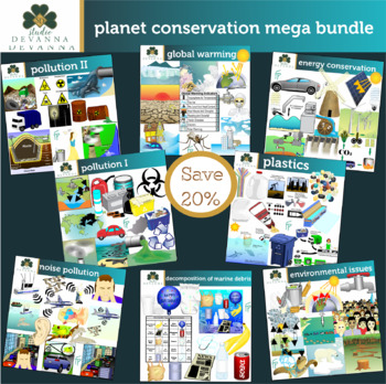 Preview of Planet Conservation Clip Art Mega Bundle