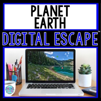 Preview of Planet Earth DIGITAL ESCAPE ROOM for Google Drive® | Earth Day