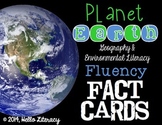 Fluency Task Cards {Planet Earth Facts}