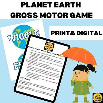 Preview of Earth Day Gross Motor Game | Low Prep | Indoor Activity | Brain Break