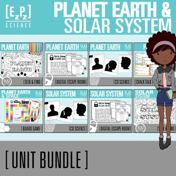 Preview of Planet Earth and Solar System Science BIG Unit Bundle