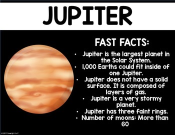 Planet Fact Sheets Printable