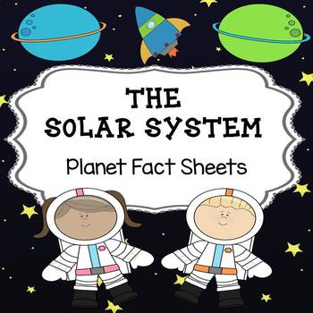 Preview of The Solar System - Planet Fact Sheets