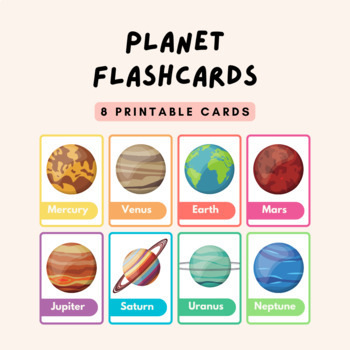 Preview of Planet Flashcards