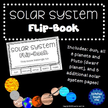 Solar System Interactive Book Worksheets Teaching