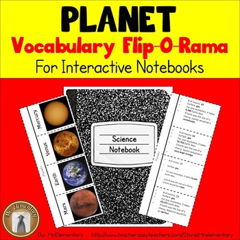 Preview of Planets Interactive Notebook