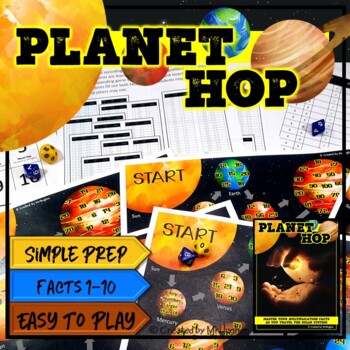 Preview of Planet Hop | Multiplication Facts Practice | Times Tables Practice