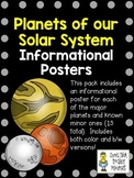 Planet Information Posters Pack ~ Set of 13 Informational 
