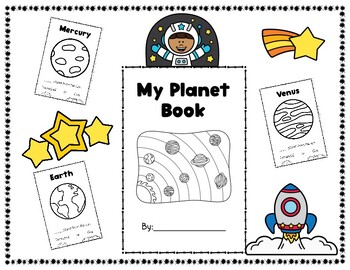Preview of Planet Interactive Book- Printable/ Half sheet