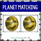 Planet Matching for Preschool, Prek, and Kindergarten