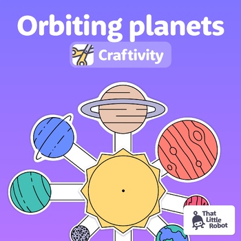 Preview of Planet Orbit Craft | No Prep Solar System Craft, Sun & Solar System Activity