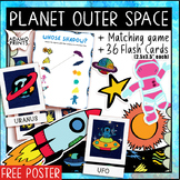 Planet Outer Space Matching Montessori Preschool Astronomy